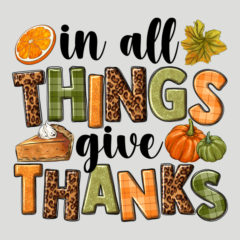 In All Things Give Thanks Zipper Hoodie by NancyCooperArtShop | Teevron