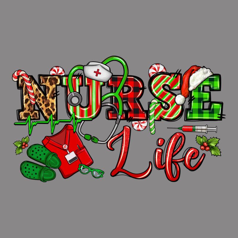 Nurse Life Christmas Vintage Tee by NancyCooperArtShop | Teevron
