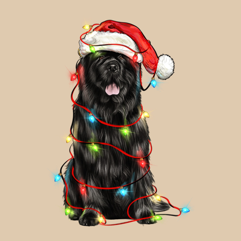 Christmas Newfoundland Dog Heavyweight Sweatshirt by LillyAllenDesigns | Teevron