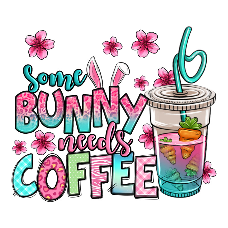 Some Bunny Needs Coffee Easter Ladies Tee by Jasminsmagicworld | Teevron