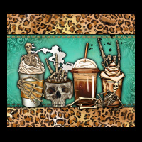 Skeleton Coffee Cups Ladies Tee | Teevron