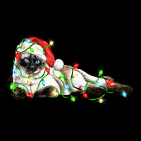 Christmas Siamese Cat Heavyweight Sweatshirt | Teevron