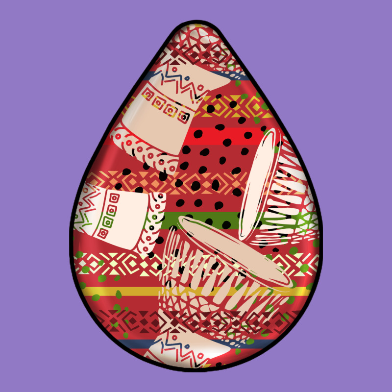 African Fabric Pattern Teardrop Earrings 3 Urban Hoodie by BundleAndBundleShop | Teevron