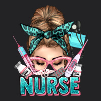 Nurse Life Messy Bun Vintage Tee | Teevron