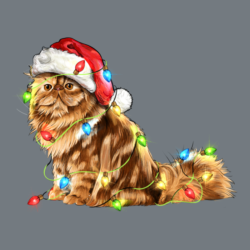 Christmas Persian Cat Heavyweight Sweatshirt by LillyAllenDesigns | Teevron