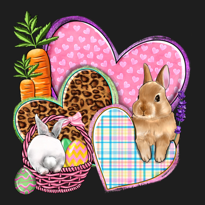 Easter Hearts Easter Day Heavyweight Hoodie by HowdyJamesFarm | Teevron