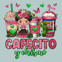Cafecito Y Chisme Coffee Cups Heavy Core Tee | Teevron