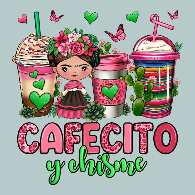 Cafecito Y Chisme Coffee Cups Heavy Core Tee by Jasminsmagicworld | Teevron