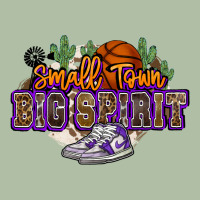 Small Town Big Spirit Basketball Urban Heavy Tee | Teevron
