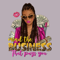 Mind The Business That Pays You Afro Woman Vintage Tee | Teevron