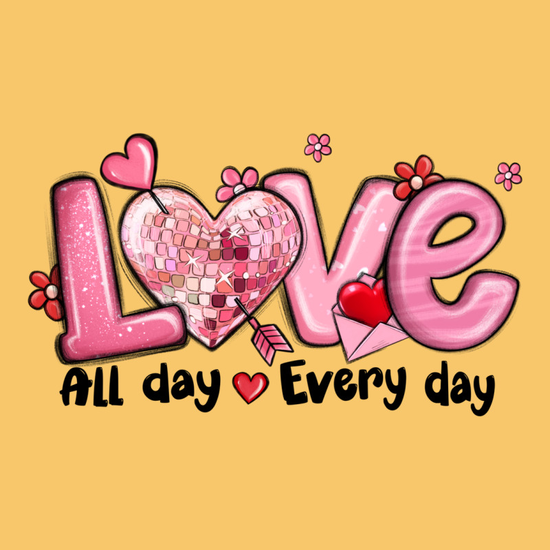 Love All Day Every Day Vintage Hoodie by MaliasSmallBusiness | Teevron