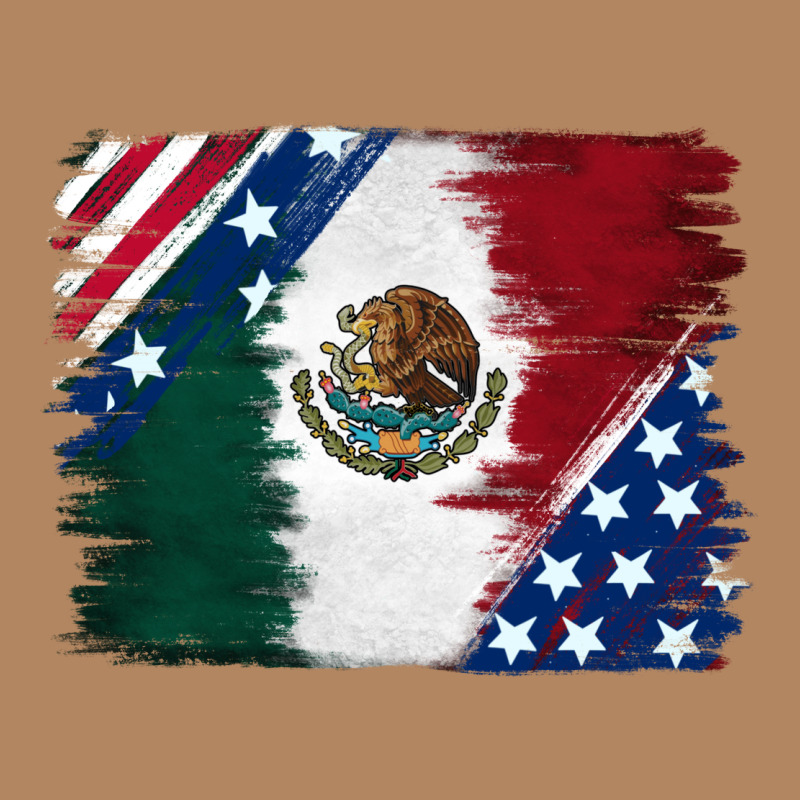 Mexican With American Flag Long Sleeve Tee by RanaPortraitStore | Teevron