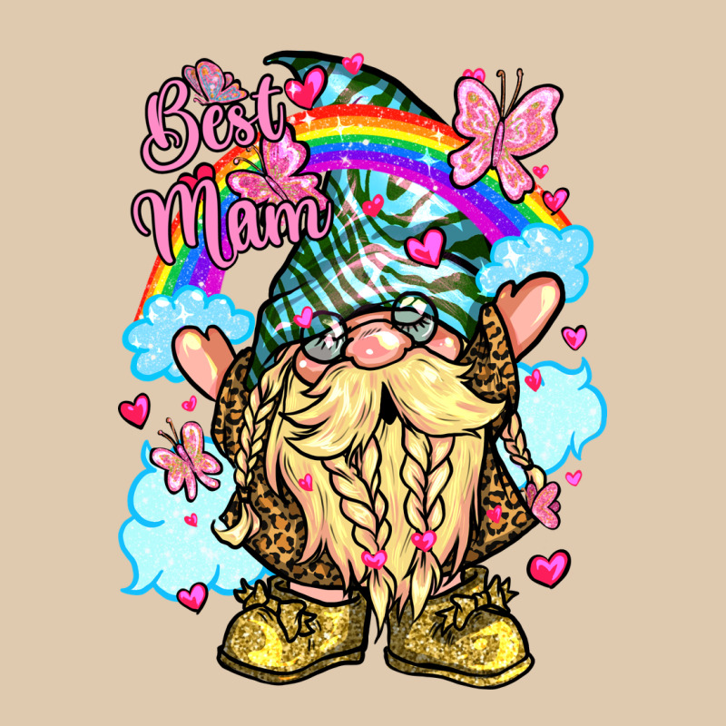 Best Mom Gnome Rainbow Clouds Butterfly Glitter Heavyweight Sweatshirt by LillyAllenDesigns | Teevron