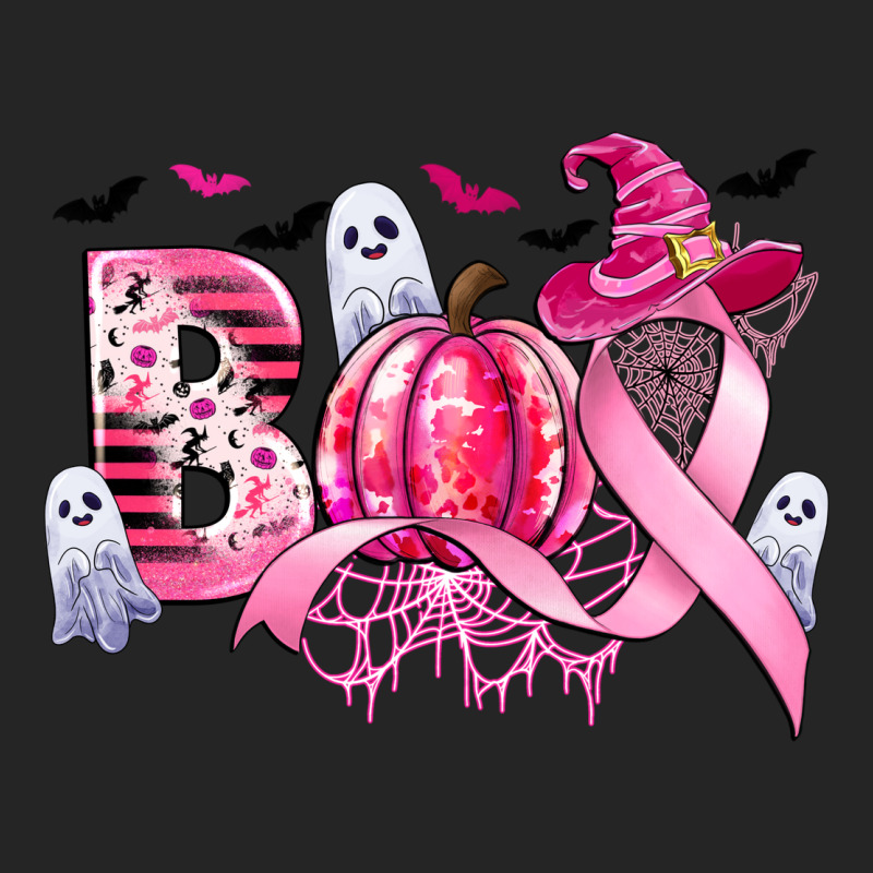 Boo Pink Pumpkin Witch Breast Cancer Premium Hoodie by CowGirlArtShop | Teevron
