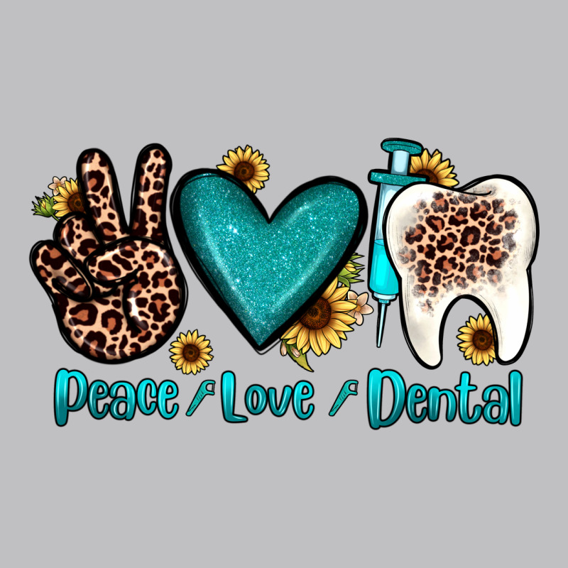 Peace Love Dental Classic Tee by JahusDesignShop | Teevron