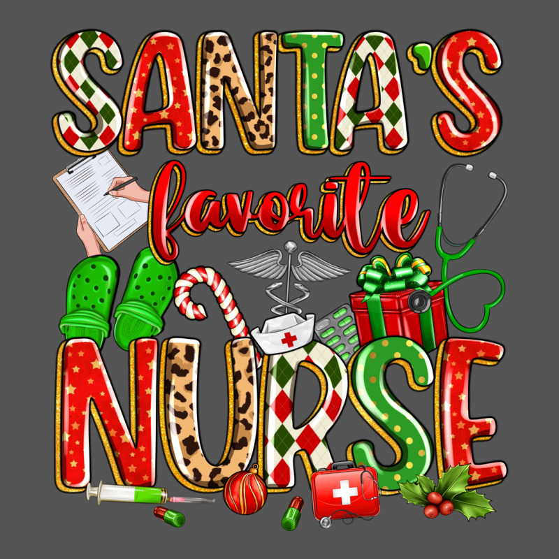 Santa's Favorite Nurse Zipper Hoodie by texasbilliewilder | Teevron