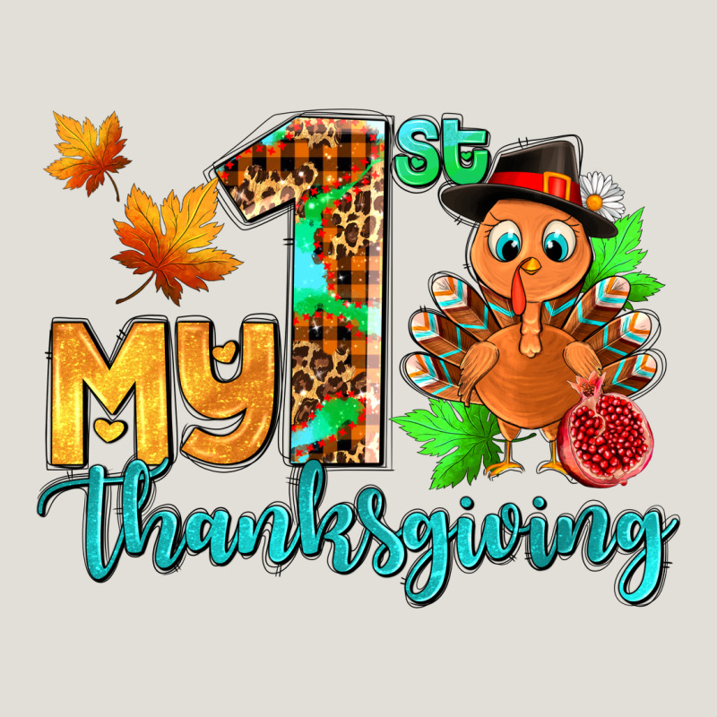 My First Thanksgiving With Turkey Heavy Core Tee by AdoDesignShop | Teevron