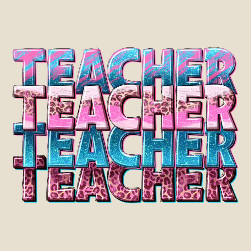 Teacher Stacked Urban Heavy Tee by NancyCooperArtShop | Teevron