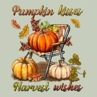 Pumpkin Kisses Harvest Wishes Ladies Tee | Teevron