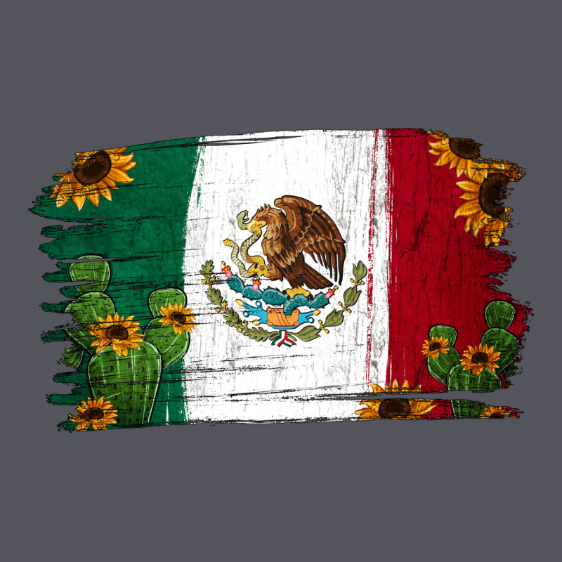 Cactus Sunflower Mexican Flag Vintage Hoodie by Jasminsmagicworld | Teevron