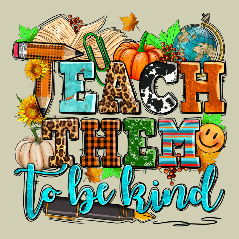 Teach Them To Be Kind With Pumpkins And Fall Heavy Core Tee by AdoDesignShop | Teevron