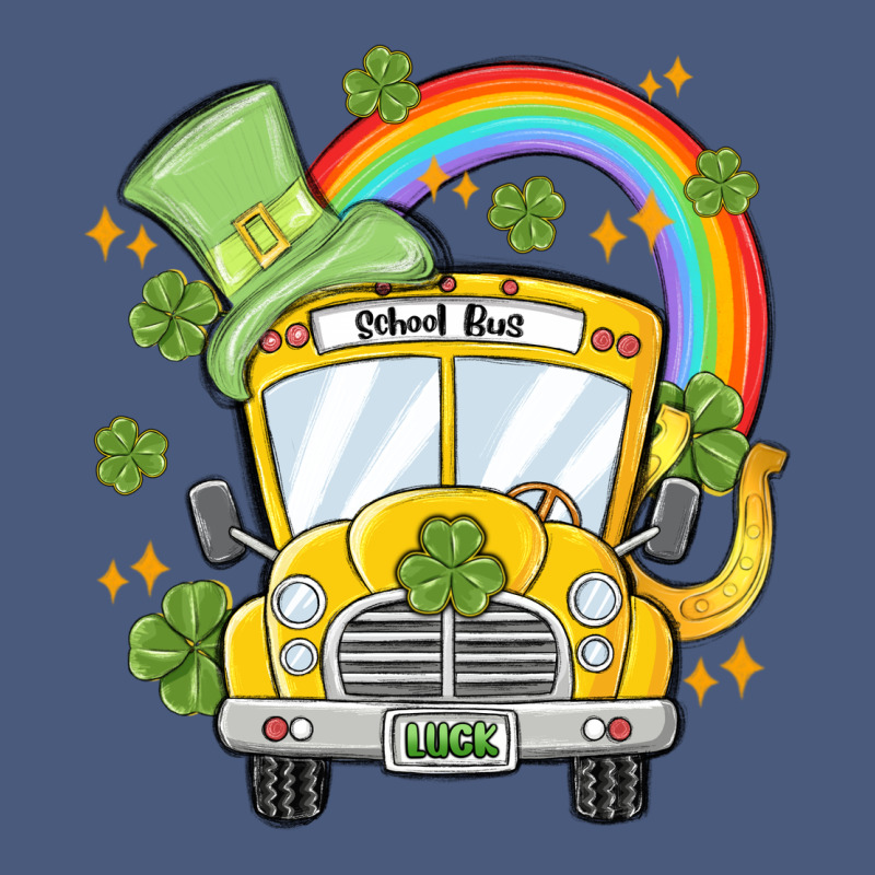 St. Patrick's Day School Bus Vintage Hoodie by MaliasSmallBusiness | Teevron