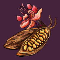 Cacao Beans And Flowers Premium Tee | Teevron