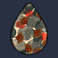 African Fabric Pattern Teardrop Earrings Urban Hoodie | Teevron