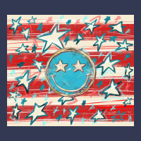 America Flag Smiley  Tumbler Heavyweight Hoodie | Teevron