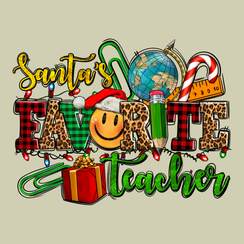 Santa's Favorite Teacher Heavy Core Tee by AdoDesignShop | Teevron