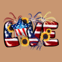 Love 4th Of July Heavyweight Hoodie | Teevron