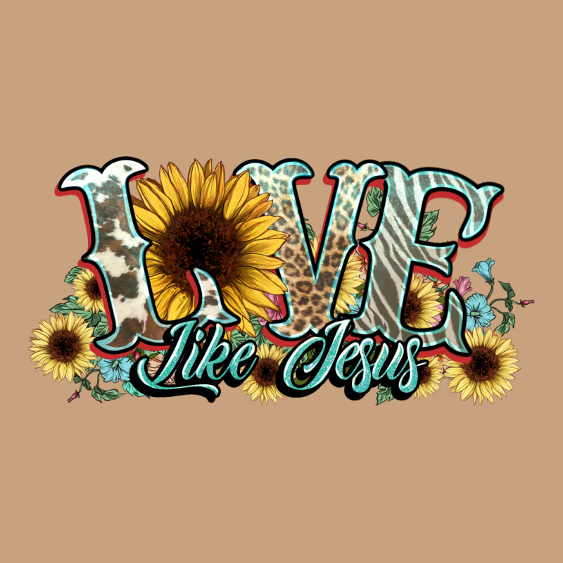 Love Like Jesus Sunflowers Vintage Tee by NancyCooperArtShop | Teevron