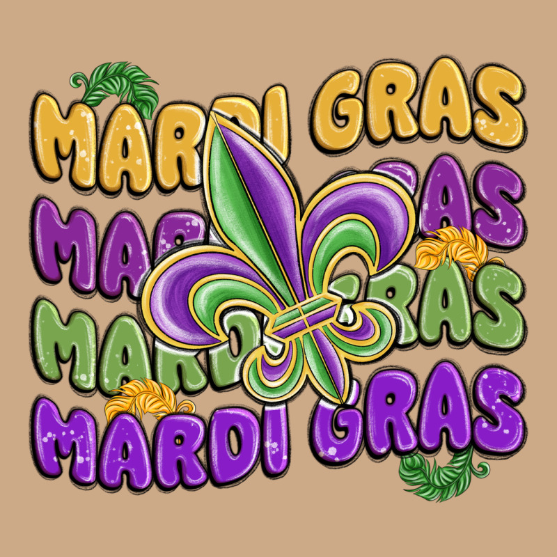 Mardi Gras With Fleur De Lis Vintage Hoodie by MaliasSmallBusiness | Teevron