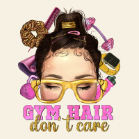 Messy Bun Gym Hair Dont Care Vintage Tee | Teevron