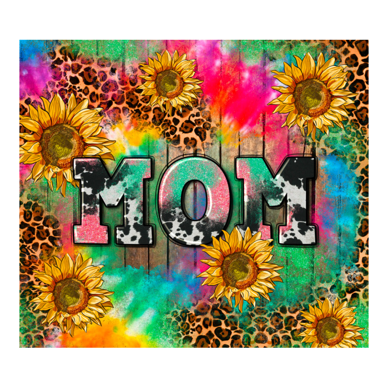 Mom Rainbow Sunflower Heavyweight Hoodie by CowGirlArtShop | Teevron