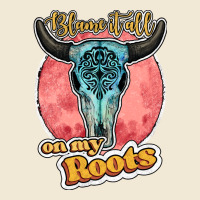 Blame It All On My Roots Bull Skull Black Premium Tee | Teevron