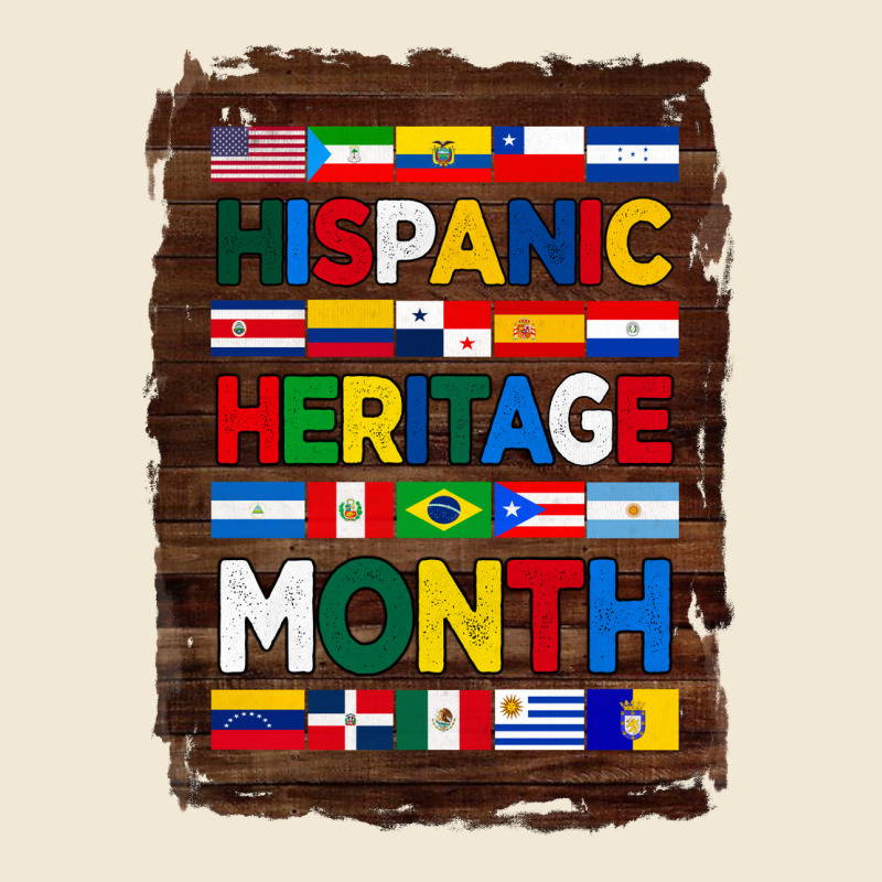 Hispanic Haritage Month Flags With Background Premium Tee by BundleAndBundleShop | Teevron