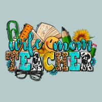 Wife Mom Teacher With Sunflowers Heavy Core Tee | Teevron