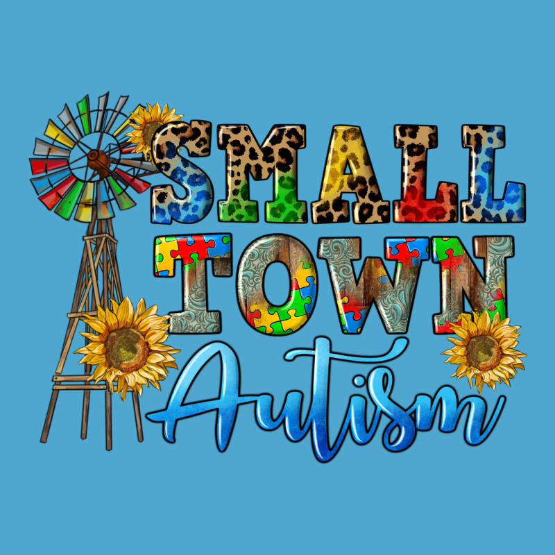Small Town Autism Premium Hoodie by CowGirlArtShop | Teevron