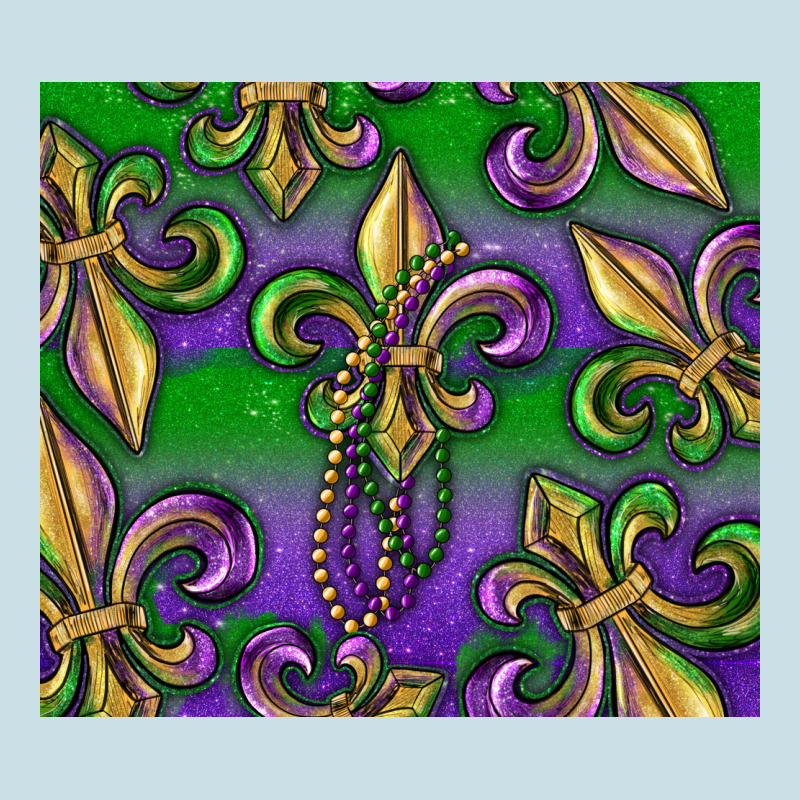 Mardi Gras Fleur De Lis Ladies Tee by RanaPortraitStore | Teevron