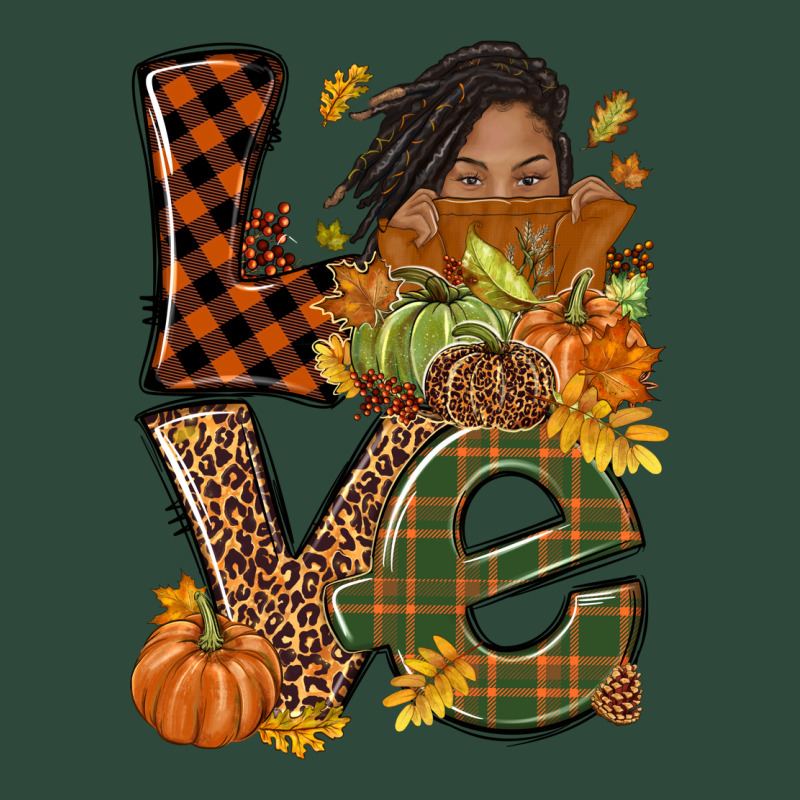 Love Fall With Afro Woman Zipper Hoodie by NancyCooperArtShop | Teevron