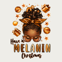 Have A Melanin Christmas Afro Messy Bun Zipper Hoodie | Teevron