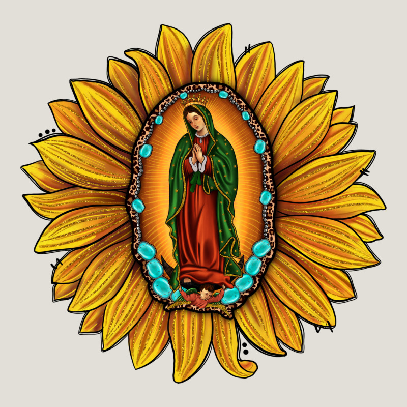 Our Lady Of Guadalupe Sunflower Heavy Core Tee by JahusDesignShop | Teevron