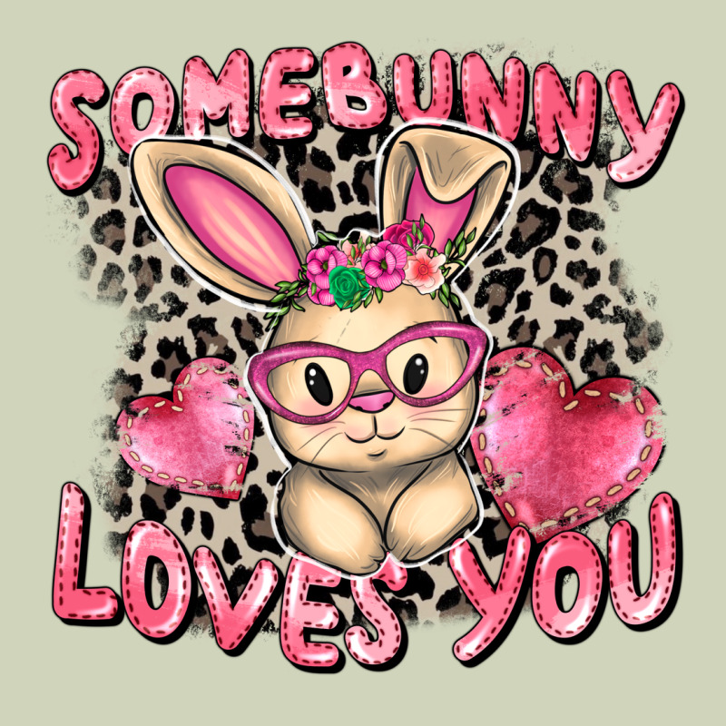 Somebunny Loves You Easter Day Heavyweight Hoodie by CowGirlArtShop | Teevron