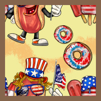 Patriotic Hotdog Ice Cream Donat Premium Tee | Teevron