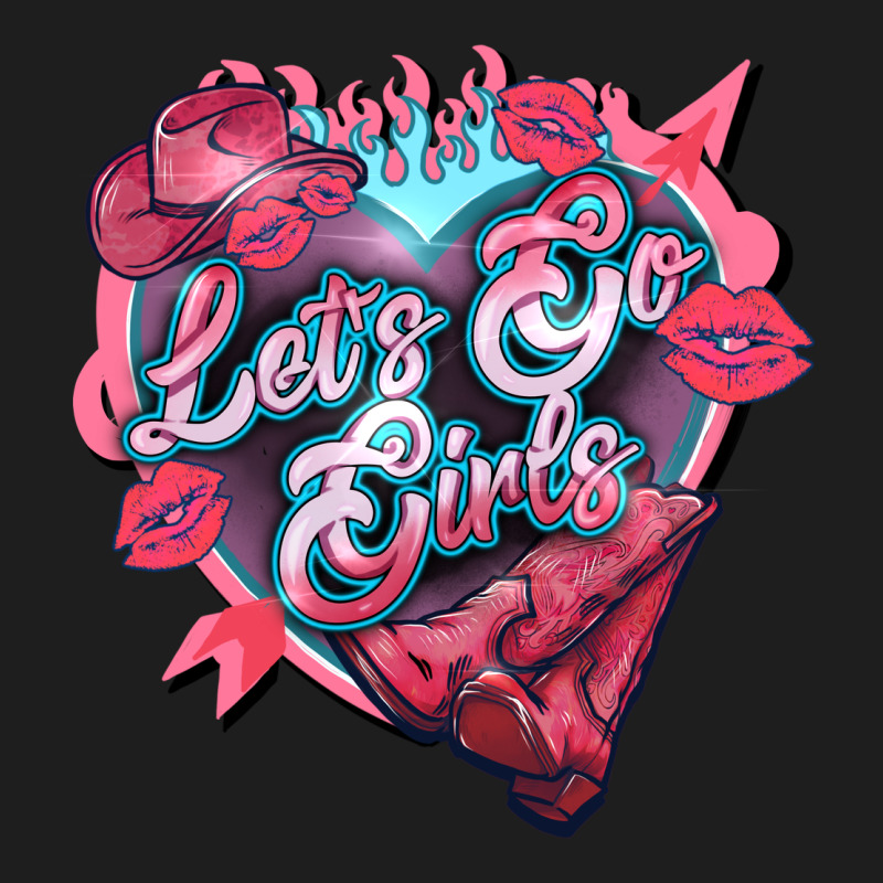 Lets Go Girls Pink Classic Tee by NancyCooperArtShop | Teevron