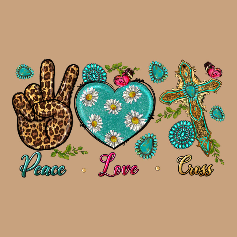 Peace Love Cross Vintage Tee by NancyCooperArtShop | Teevron