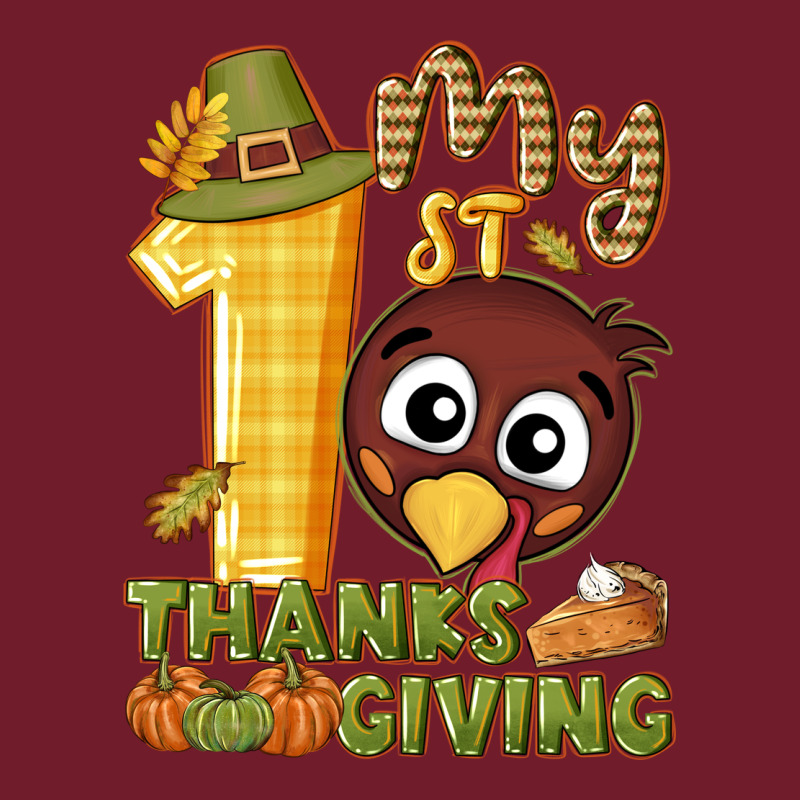 My 1st Thanksgiving With Turkey Zipper Hoodie by NancyCooperArtShop | Teevron