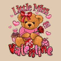 Little Miss Valentine Teddy Bear Heavyweight Sweatshirt | Teevron