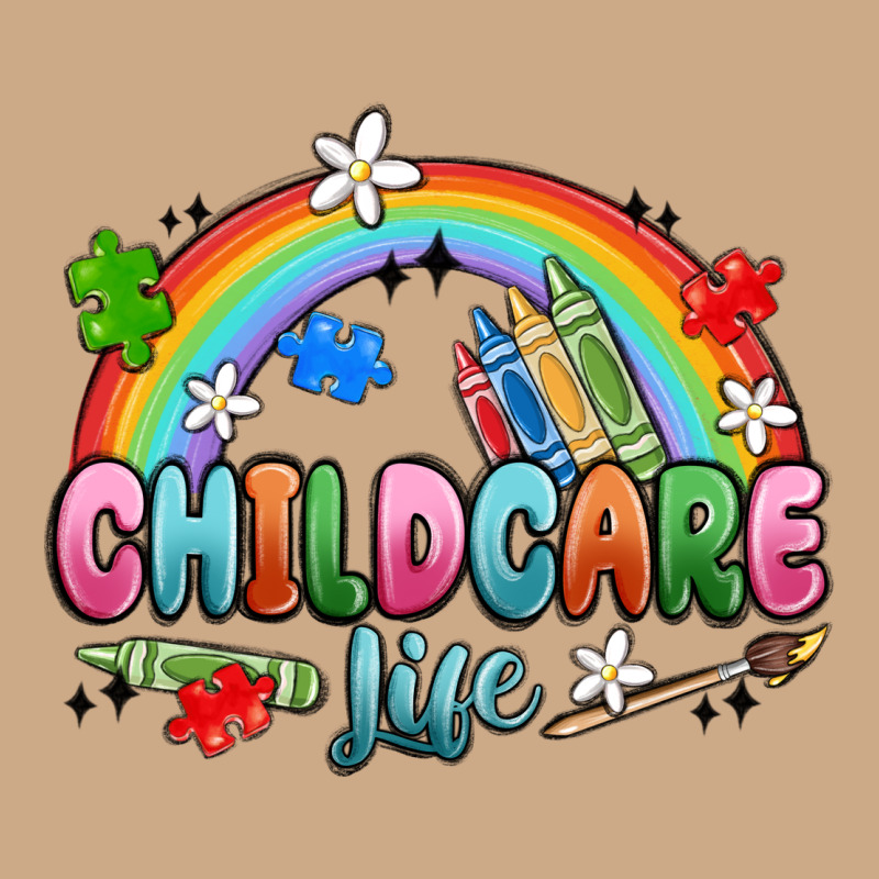 Childcare Life Vintage Hoodie by MaliasSmallBusiness | Teevron